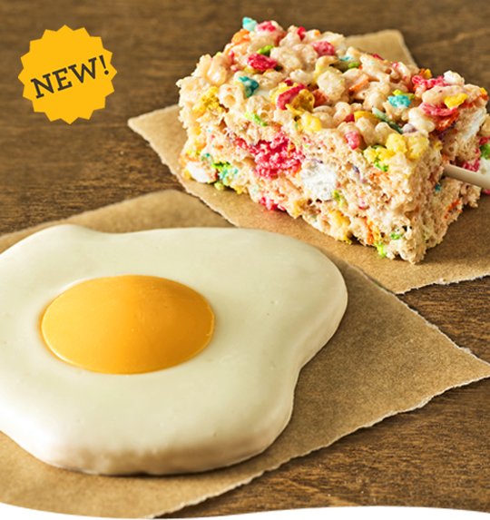 New! Egg Sugar Cookie and Fruity Cereal Pop