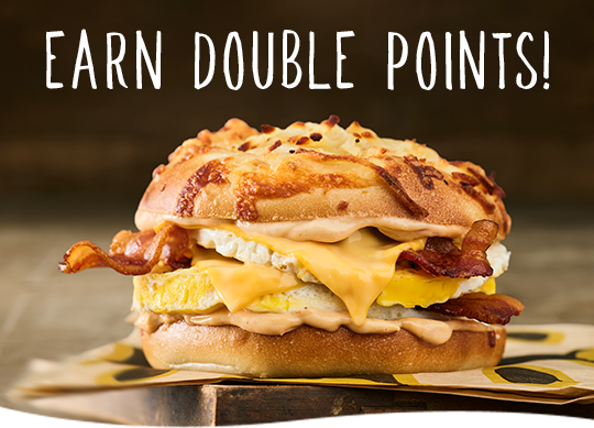 Earn Double Points!