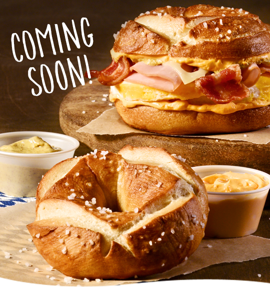 Coming Soon! New sandwich and bagel with new shmear