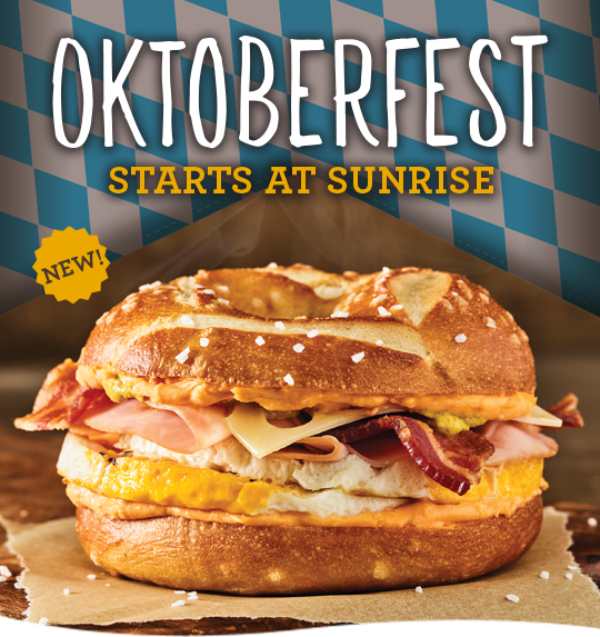 Oktoberfest starts at Sunrise - New Oktoberfest Egg Sandwich