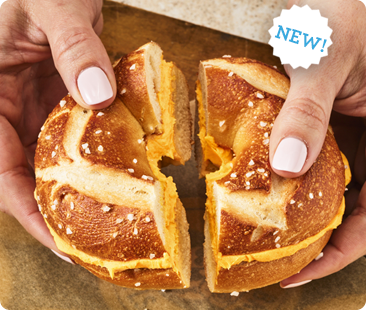 New! Pretzel Bagel Double Dipper