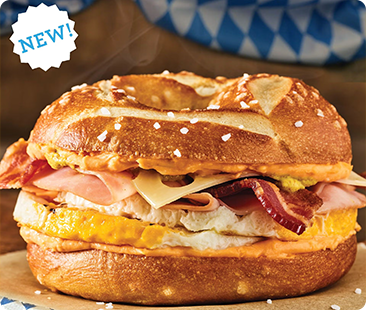 New! Oktoberfest Egg Sandwich