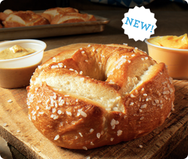 New! Pretzel Bagel Double Dipper