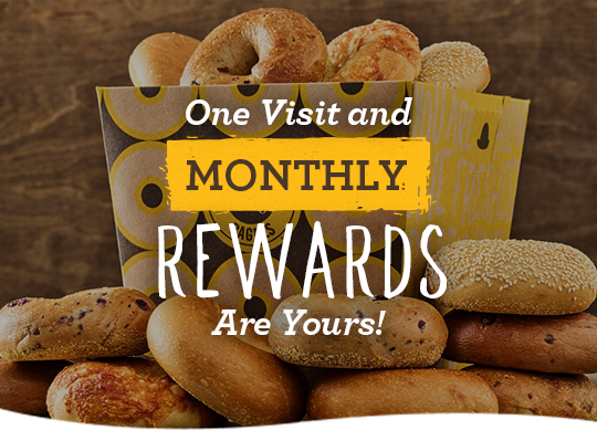 One Visit and Monthly Rewards are Yours!
