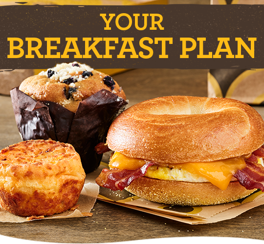 Your Breakfast Plan - Egg Sandwich, Muffin and Hashbrown