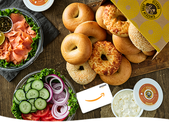Catered breakfast with gift card