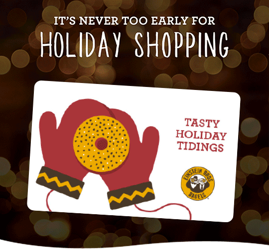 It's never too early for Holiday Shopping! Gift cards shown.