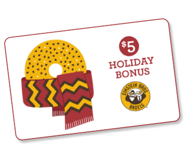 $5 Holiday Bonus Card