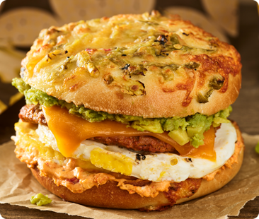 Chorizo Sunrise Egg Sandwich
