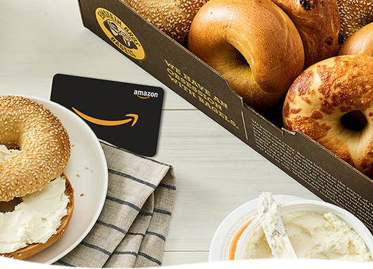 Catered breakfast with Amazon gift card