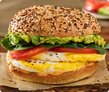 Garden Avocado Egg Sandwich