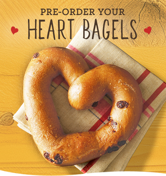Pre-order your heart bagels