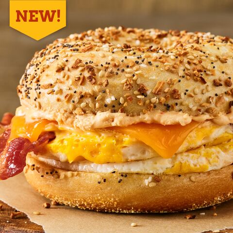 New! Hot honey egg sandwich