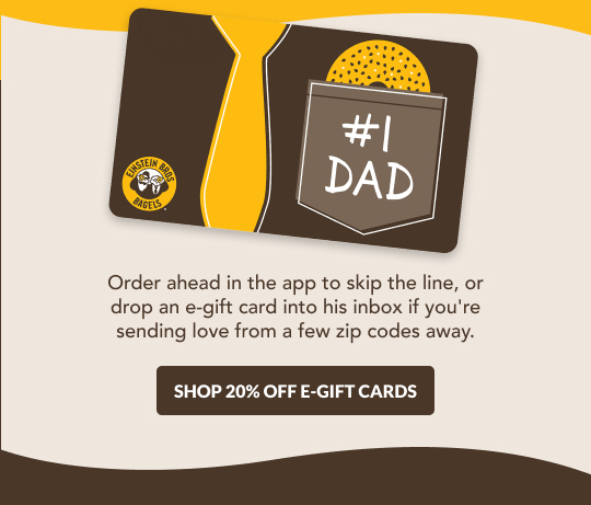 Celebrate Father's day with a box of fresh-baked bagels!