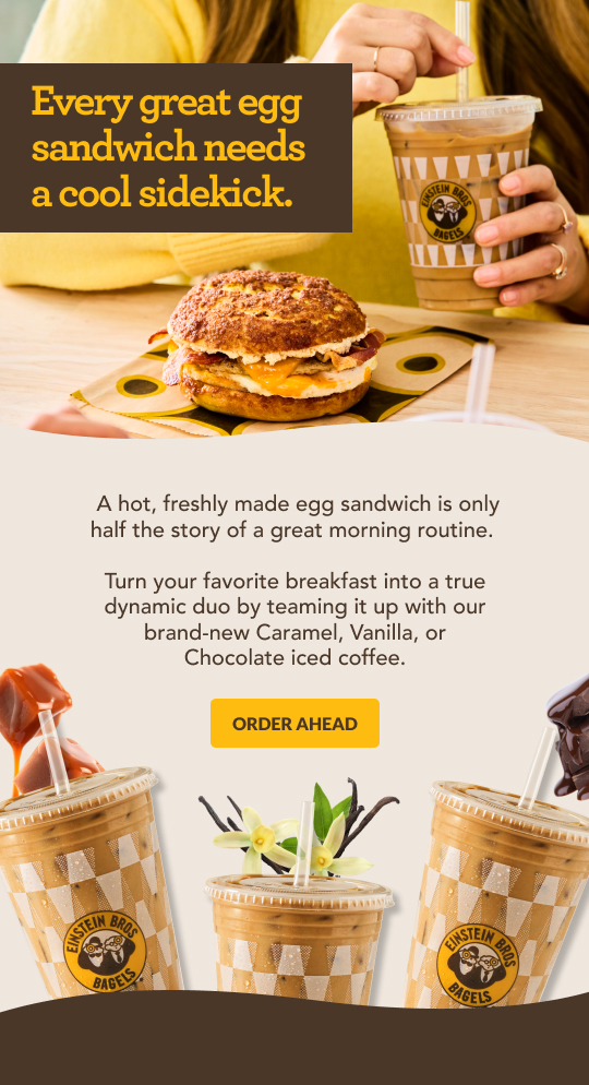 Turn your favorite breakfast into a true dynamic duo with our new cold beverages