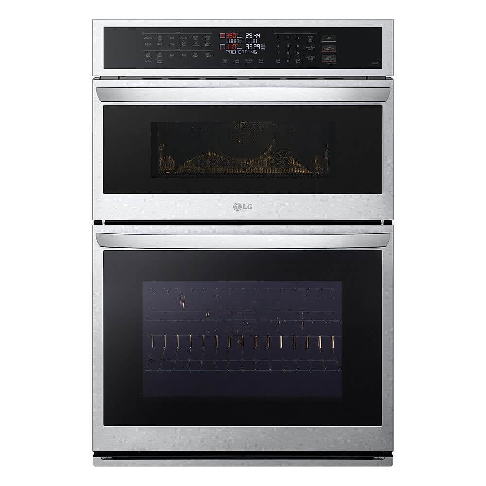 LG 30" Stainless Steel Electric Convection Wall Oven and Microwave Combination