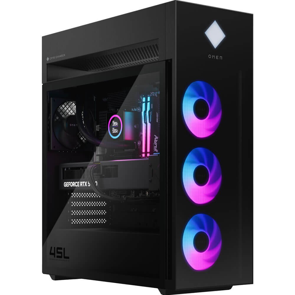 HP OMEN 45L - Intel Core Ultra 9 285K - NVIDIA GeForce RTX 5090 - 64GB RAM / 2TB SSD - Windows 11 Pro