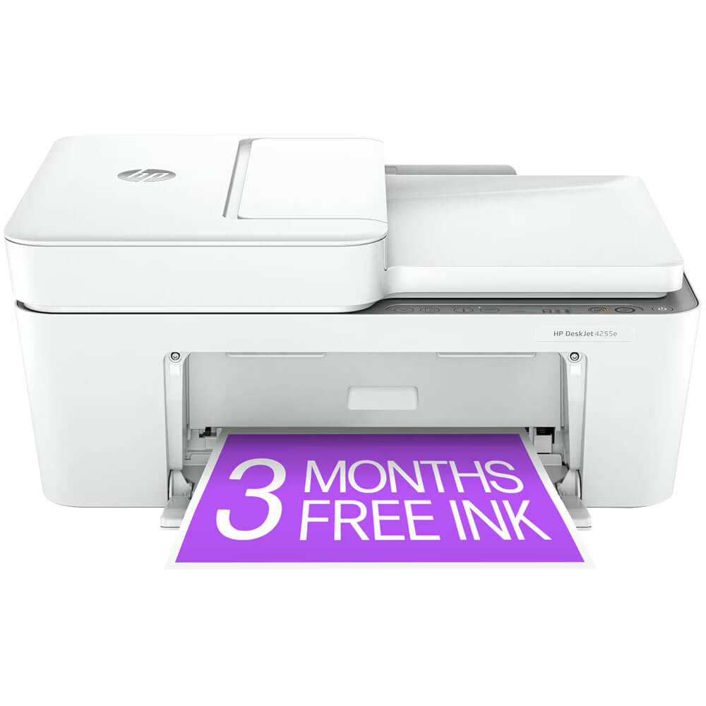 HP DeskJet 4255e All-in-One Smart Printer with 3 Months of Instant Ink with +