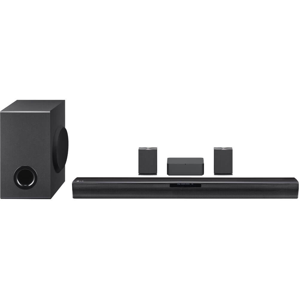 LG 4.1 Ch Soundbar with Wireless Subwoofer and Rear Speakers
