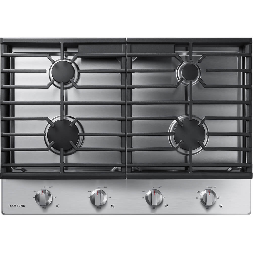 Samsung 30" Stainless 4 Burner Gas Cooktop