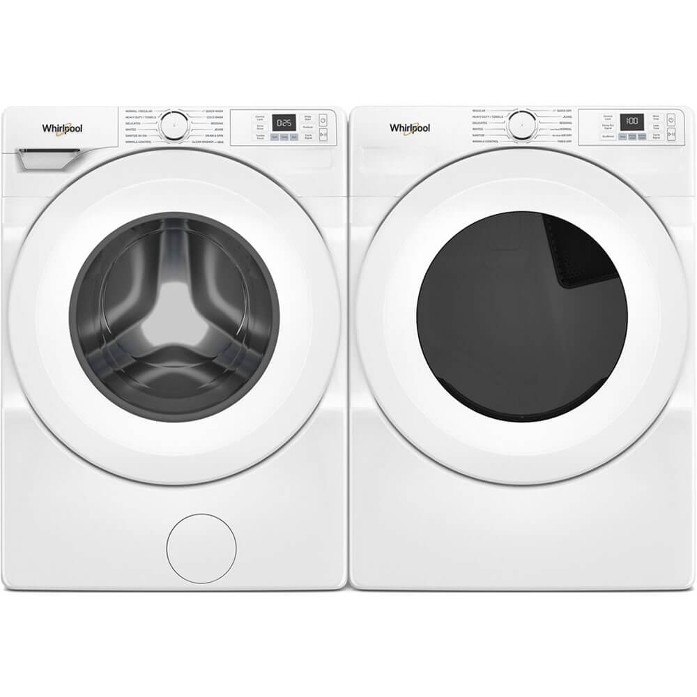 Whirlpool White Front Load Washer/Dryer Pair