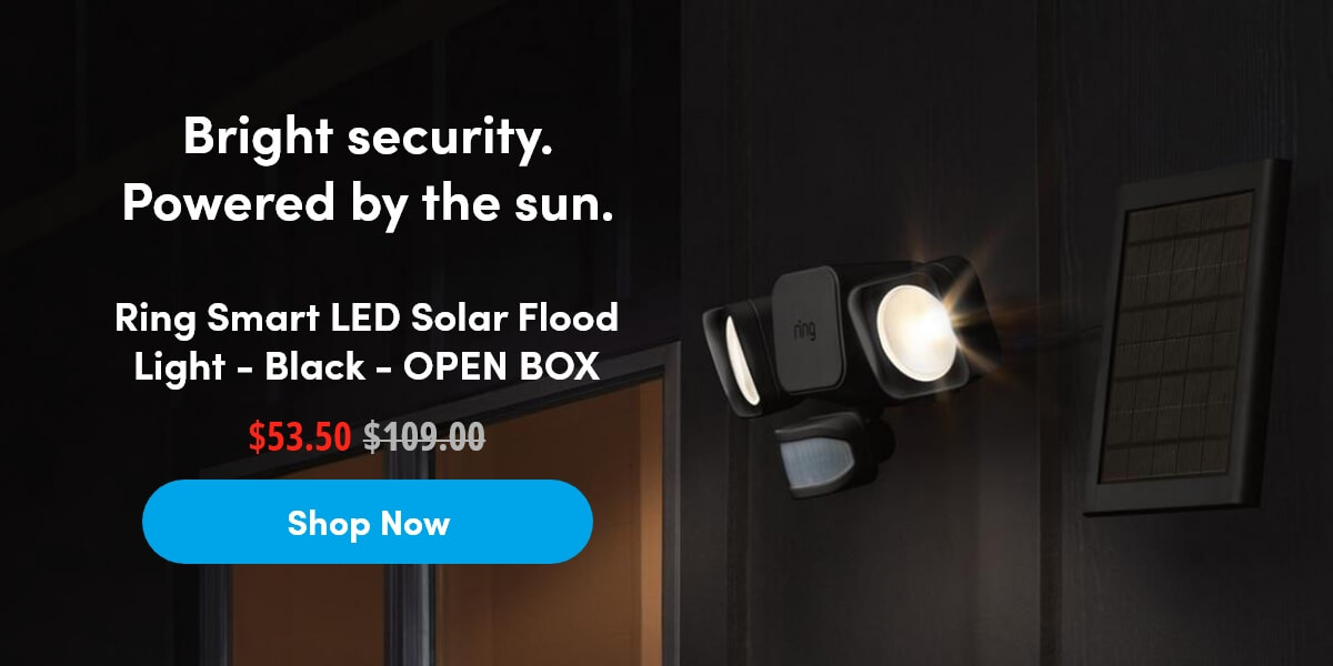 Bright security. Powered by the sun.