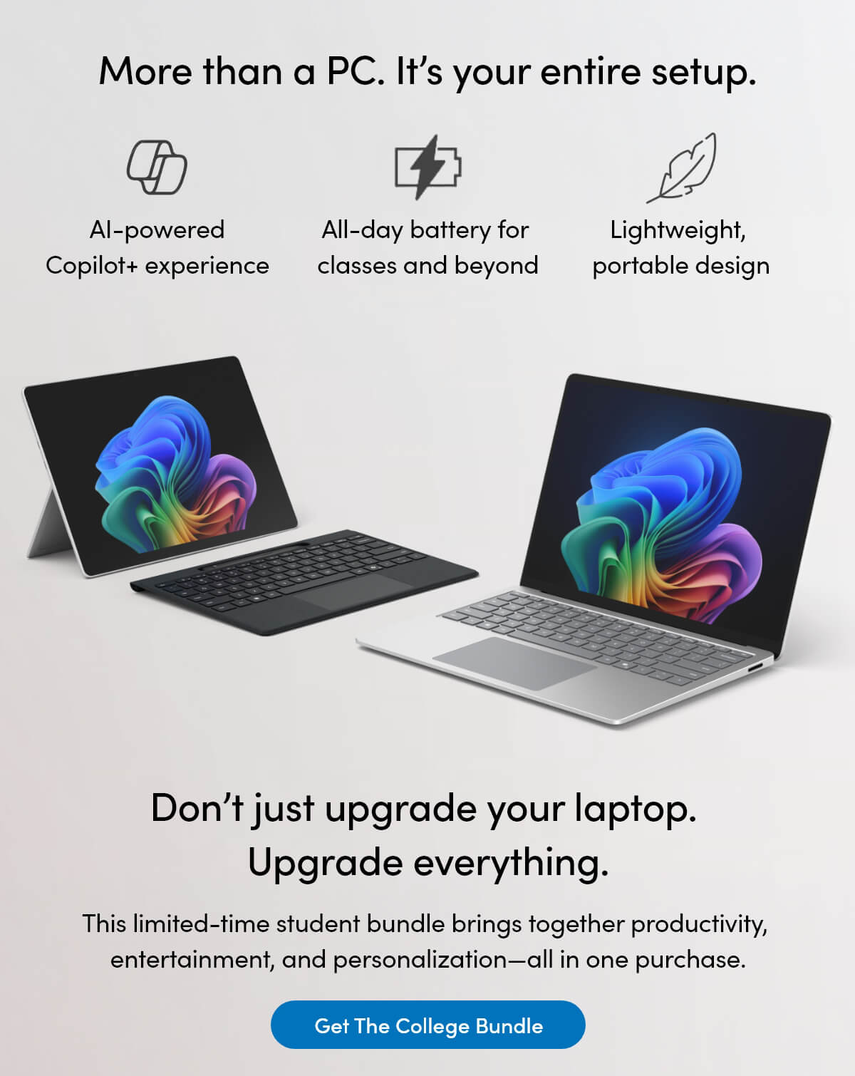 More than a PC. It’s your entire setup.