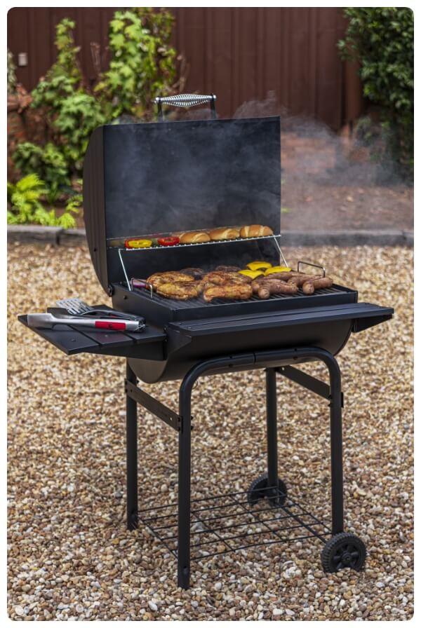 Char-Broil 625 Charcoal Barrel Grill - Black