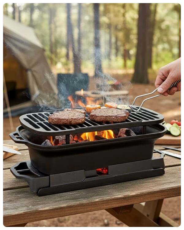 Lodge Sportsmans Pro Cast Iron Grill