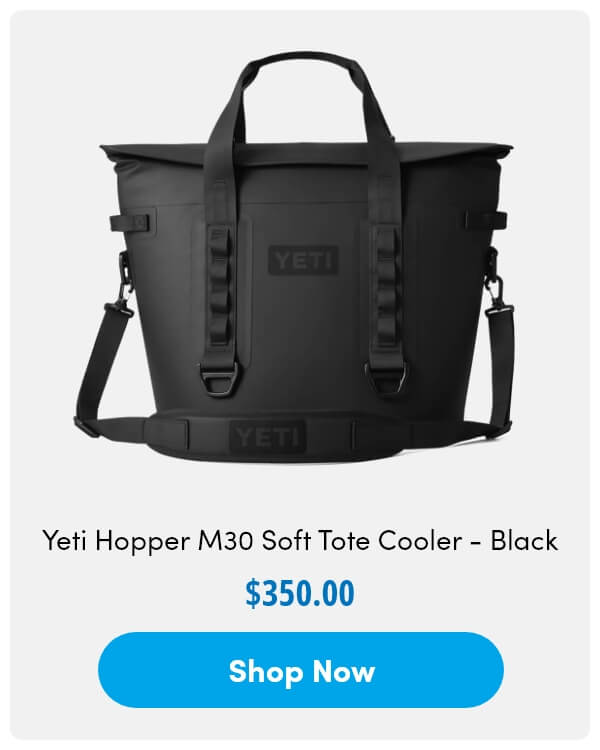 Yeti Hopper M30 Soft Tote Cooler - Black