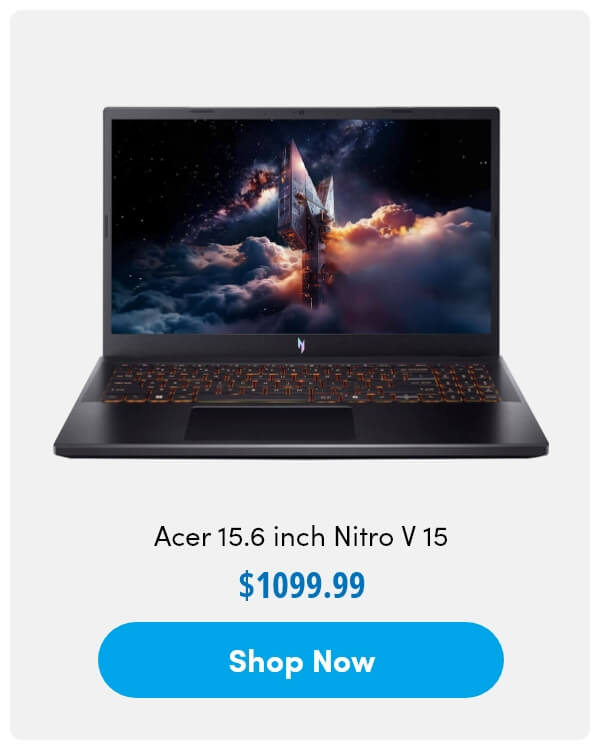 Acer 15.6 inch Nitro V 15 - Intel Core i5 13420H - NVIDIA GeForce RTX 5050 - 16GB RAM / 512GB SSD