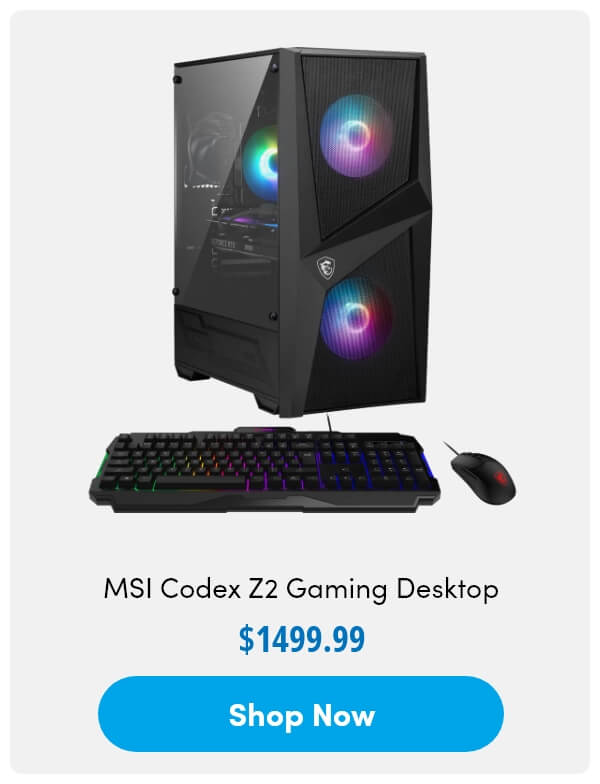 MSI Codex Z2 - AMD Ryzen 7 8700F - NVIDIA GeForce RTX 5060 - 32GB/1TB
