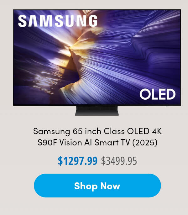Samsung 65 inch Class OLED 4K S90F Vision AI Smart TV (2025)