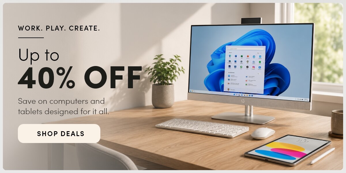 Up to 40% OFF on computers and tablets