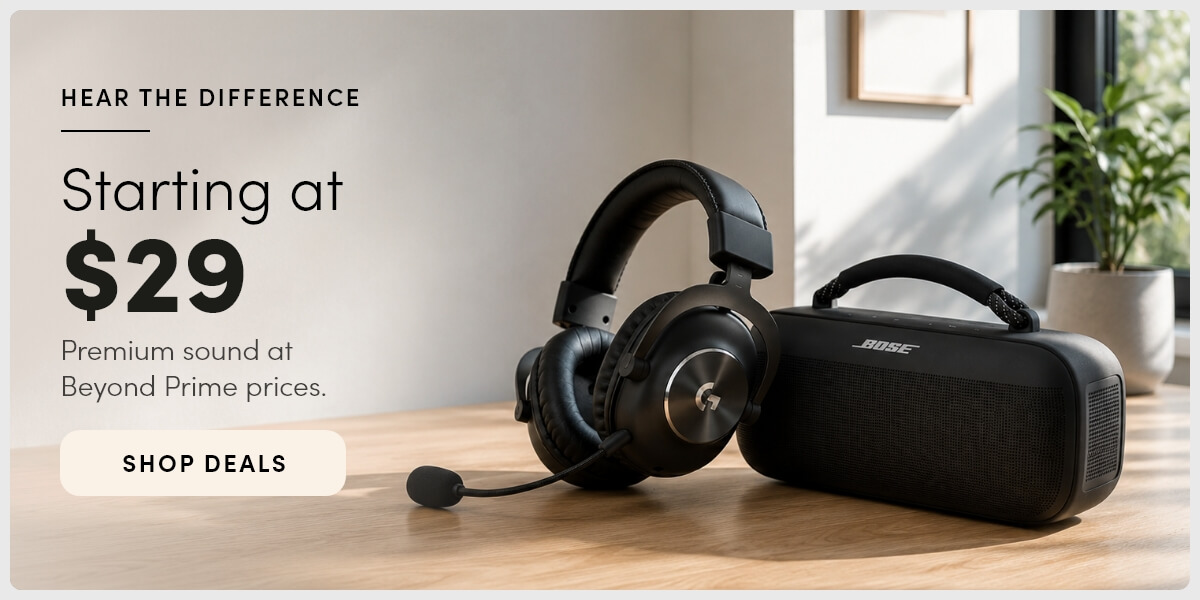 Audio deals starting at $29