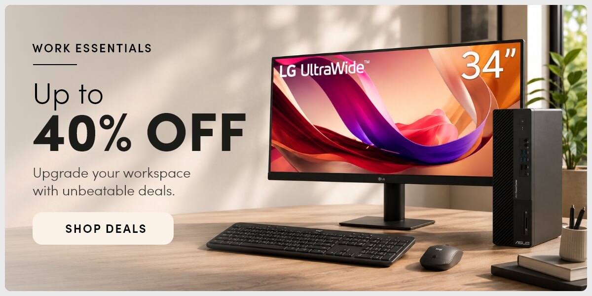 Work essentials up to 40% OFF