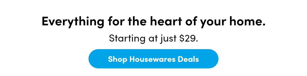 Kitchen essentials starting at $29.
