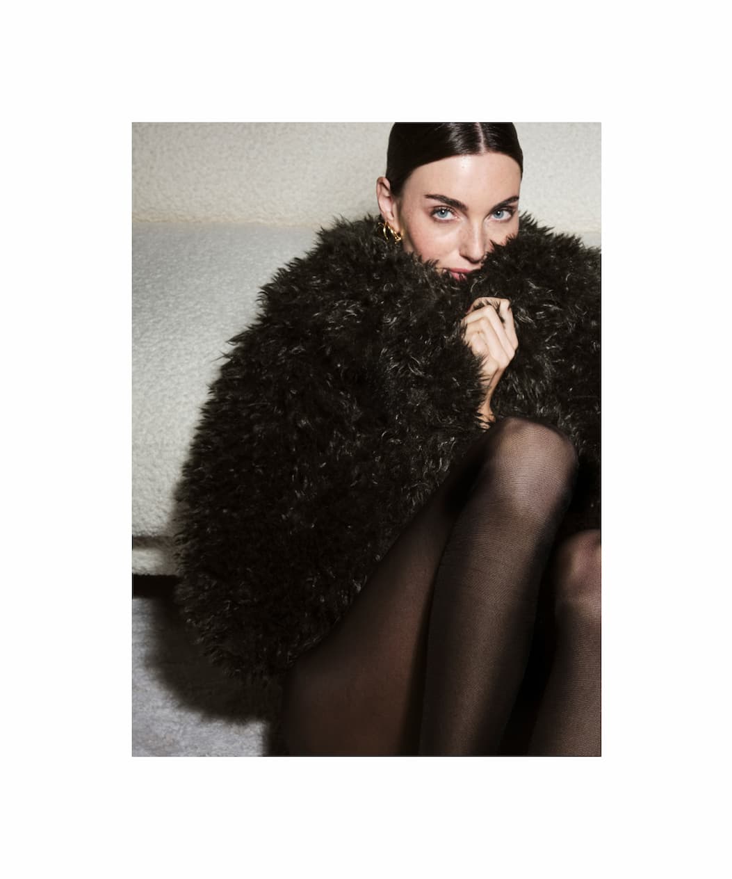 Plush Shearling Coat