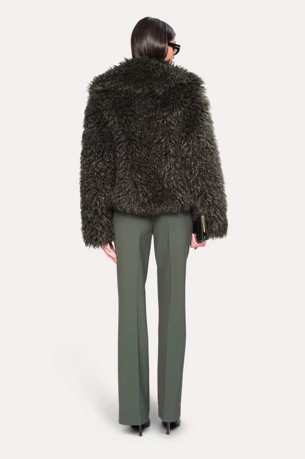 Plush Shearling Coat