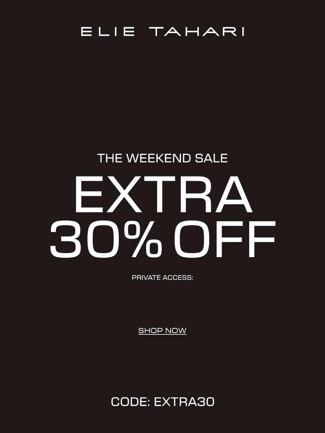 Weekend Sale