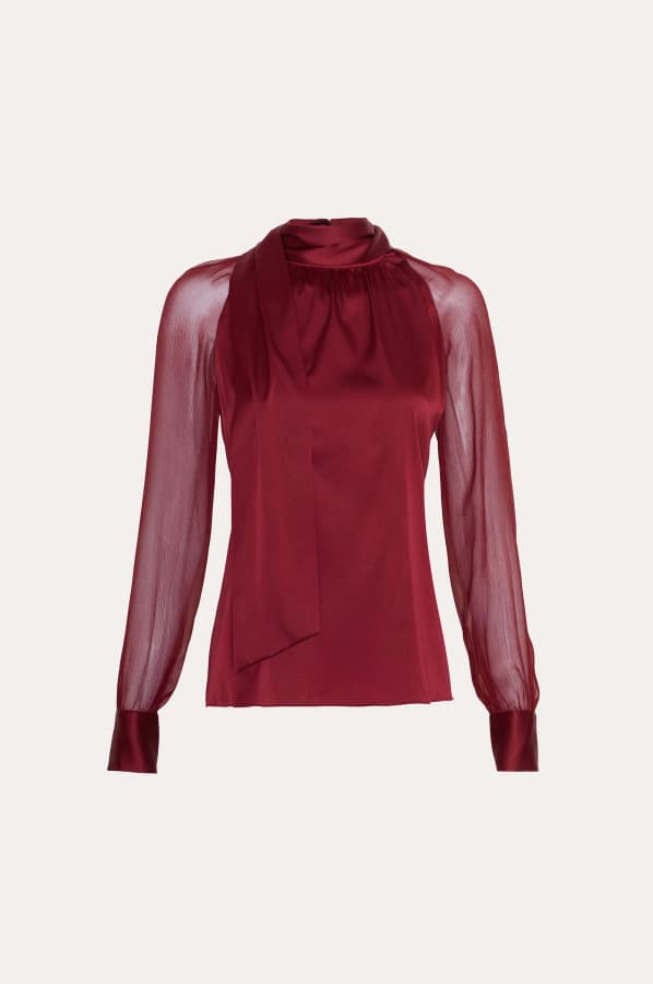 Silk Tie Top