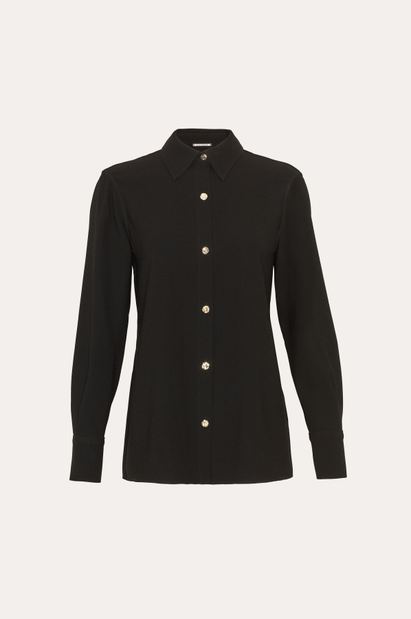 Japanese Crepe Button Down