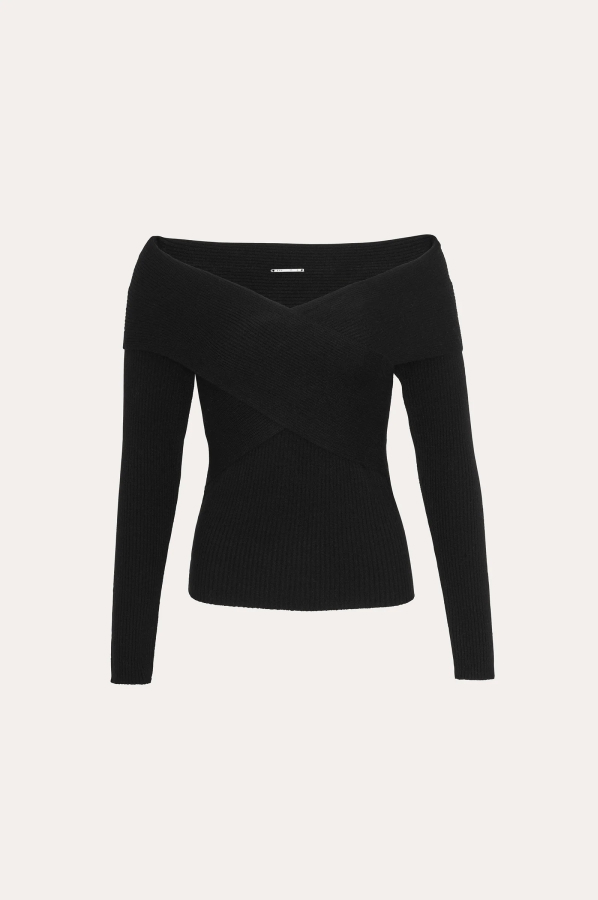 Off-Shoulder Sweater