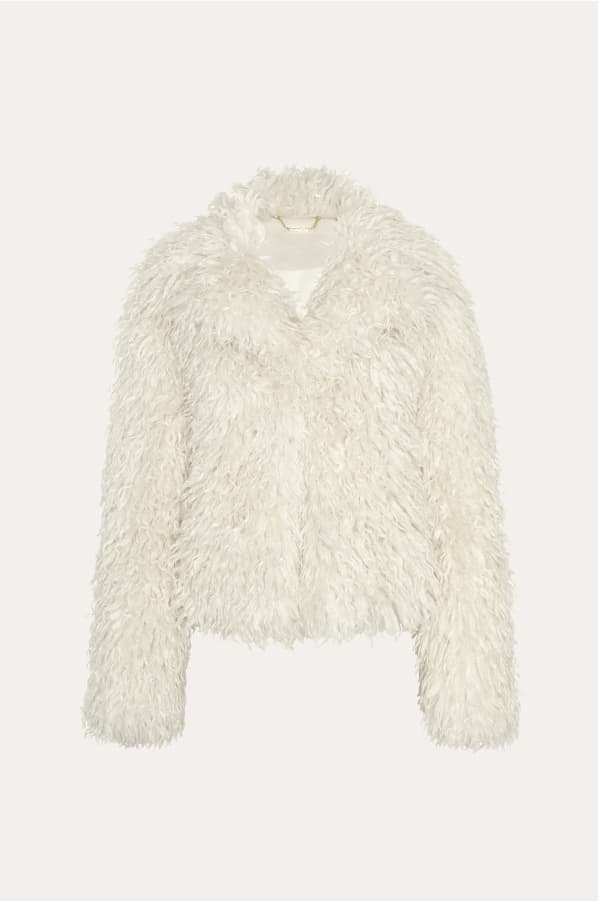 Plush Shearling Coat