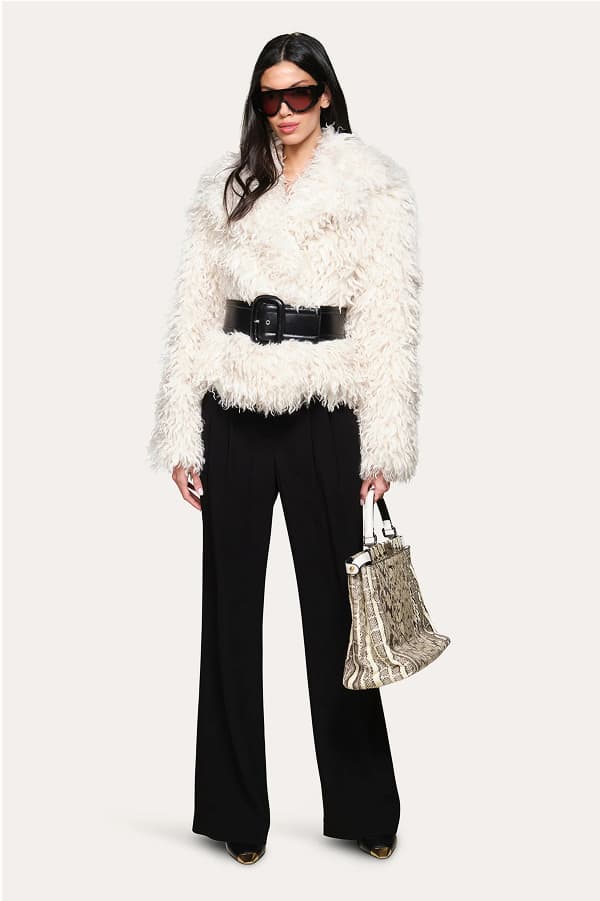 Plush Shearling Coat