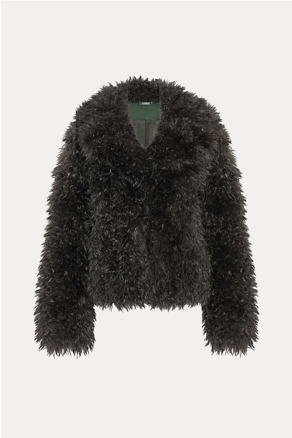 Plush Shearling Coat