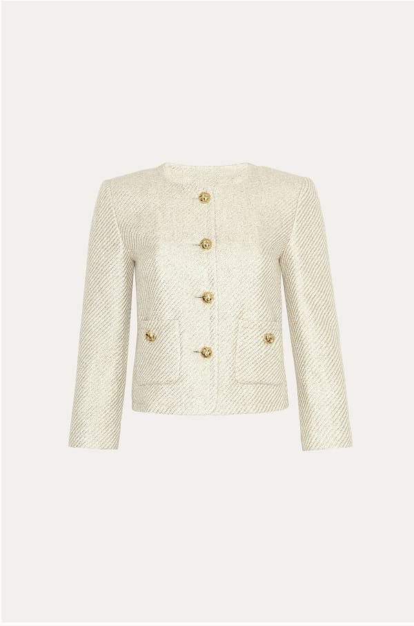 Cropped Corduroy Jacket
