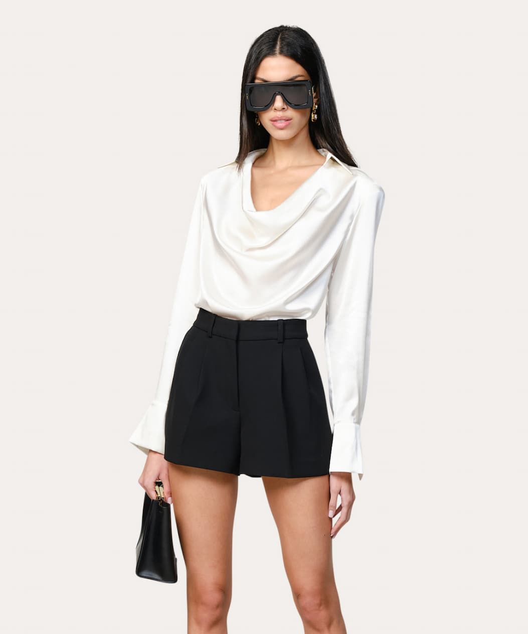 Silk Draped Top