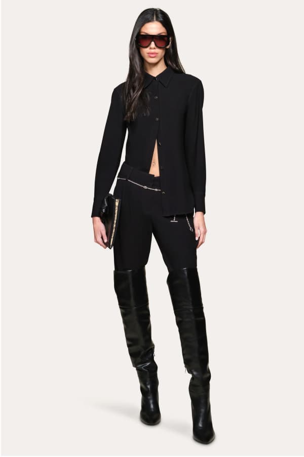 Slim Crepe Pant