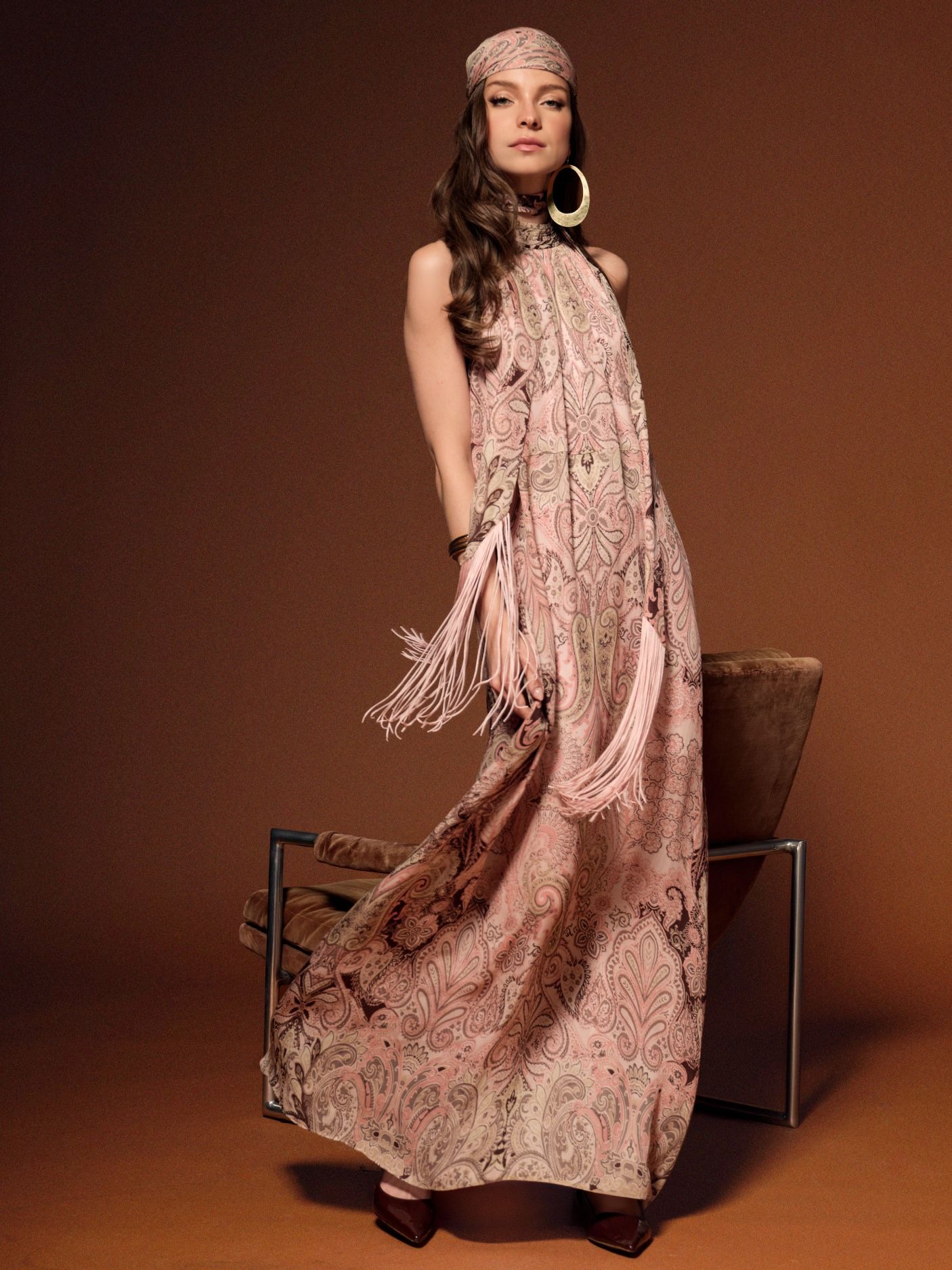 Annie Silk Maxi Dress